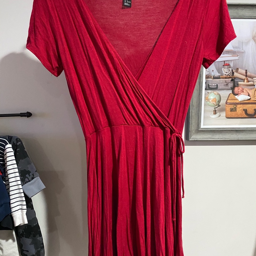 Red dress